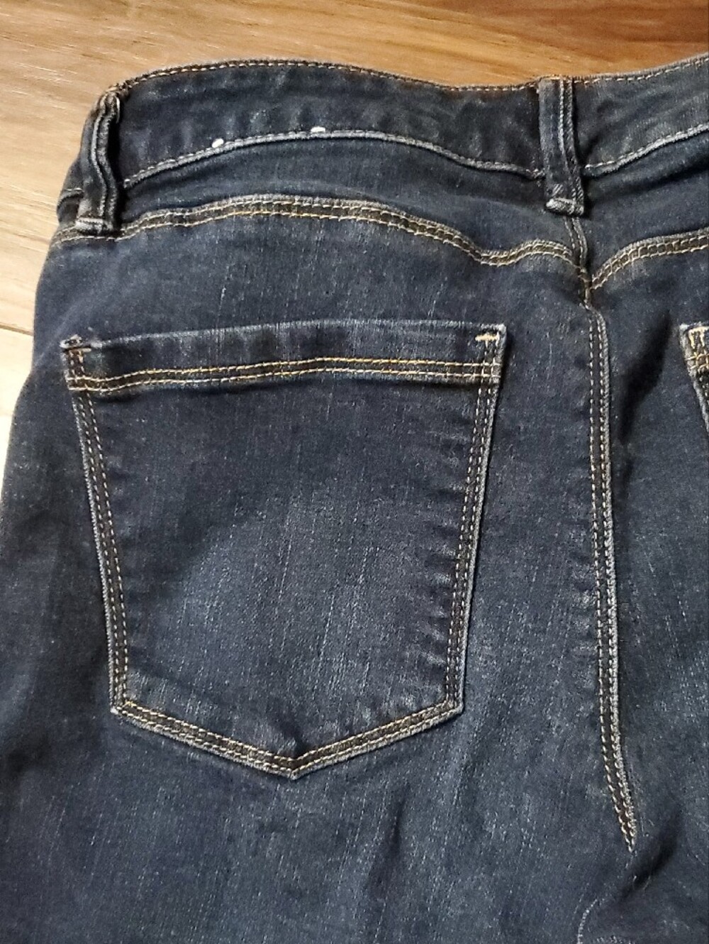 White House Black Market Indigo Straight-Leg Jeans - Picture 10 of 10